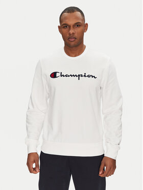 Champion Champion Суитшърт 220727 Бял Slim Fit
