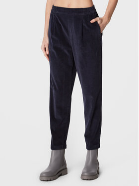 United Colors Of Benetton United Colors Of Benetton Spodnie materiałowe 4HA2556K4 Granatowy Loose Fit
