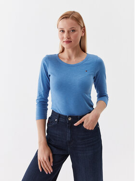Tommy Hilfiger Tommy Hilfiger Μπλουζάκι WW0WW37861 Μπλε Slim Fit