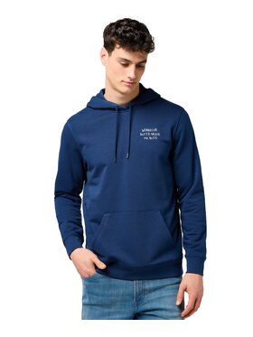 Wrangler Wrangler Felpa 112371521 Blu scuro Regular Fit