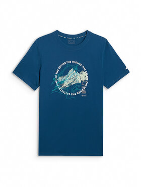 4F 4F T-Shirt TREKKING Turkusowy Regular Fit