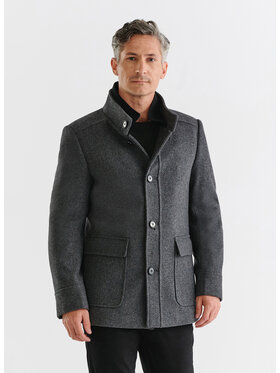 Pako Lorente Pako Lorente Płaszcz P23WF-7X-007 Szary Classic Fit