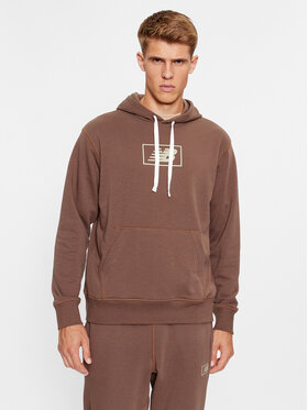 New Balance New Balance Džemperis NB Essentials Hoodie MT33508 Ruda Regular Fit