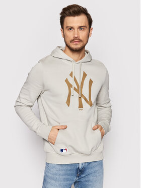 New Era New Era Bluză New York Yankees Team Logo 12033505 Gri Regular Fit