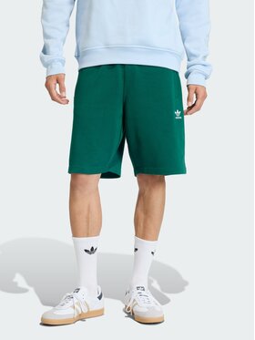 adidas adidas Szorty materiałowe 136755 Zielony ciemny Regular Fit