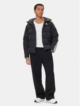 adidas adidas Μπουφάν πουπουλένιο Essentials Climawarm 3-Stripes JM4165 Μαύρο Regular Fit