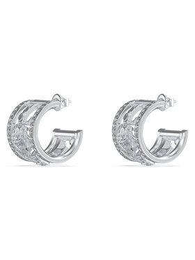 Guess Guess Naušnice JUBE05 036JW Stříbrná