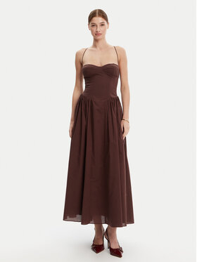 BARDOT BARDOT Rochie de seară 59786DB Maro Regular Fit