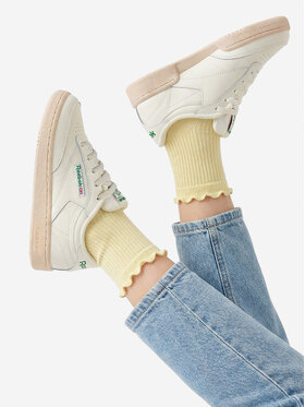 Reebok Reebok Сникърси EO-CLUB C 100046748 Екрю
