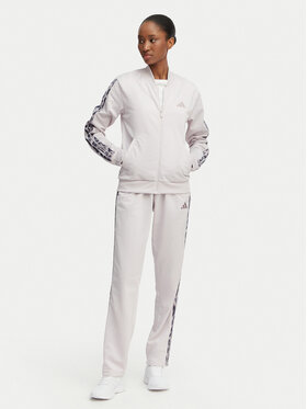 adidas adidas Sportinis kostiumas Essentials 3-Stripes KB8932 Violetinė Regular Fit