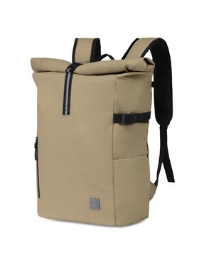 James Hawk James Hawk Plecak Praktyczny plecak typu Rolltop na laptopa 16" Beżowy