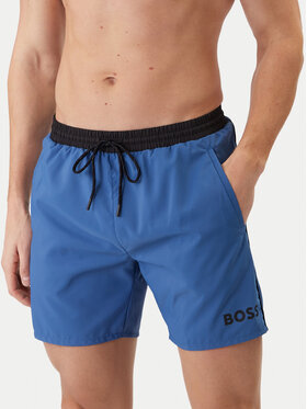 BOSS BOSS Pantaloni scurți pentru înot Starfish 50514429 Albastru Regular Fit