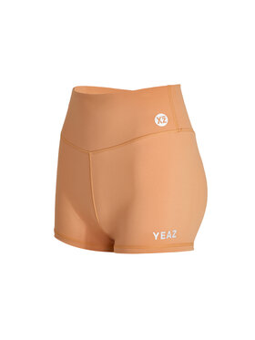 Yeaz Yeaz Szorty sportowe CELEB Pomarańczowy Slim Fit
