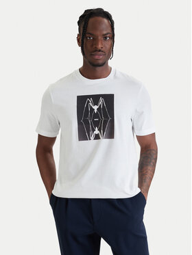 BOSS BOSS Tricou Creature 50561861 Alb Regular Fit