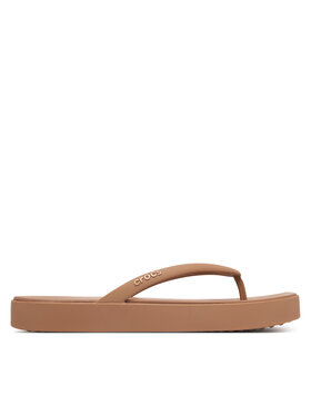 Crocs Crocs Infradito Miami Square Flatform Flip 214161 Crema