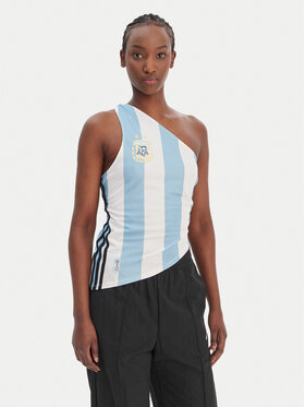 adidas adidas Топ Argentina KE2295 Блакитний Slim Fit