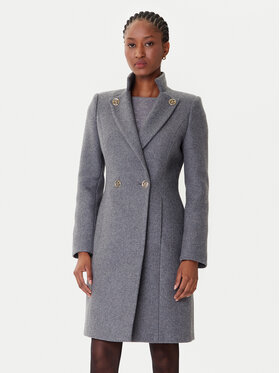 Rinascimento Rinascimento Wollmantel CFC0126218003 Grau Regular Fit