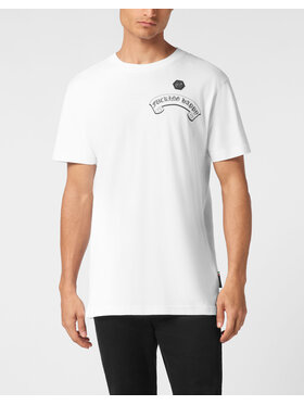 PHILIPP PLEIN PHILIPP PLEIN T-Shirt 22231 Bílá Regular Fit