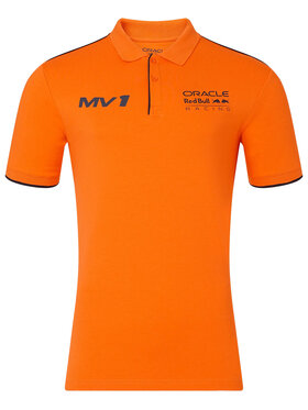 Red Bull Racing Red Bull Racing Polo Max Verstappen Pomarańczowy Regular Fit