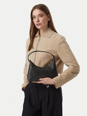 Calvin Klein Calvin Klein Kabelka Emblem Aop Small Shoulder Bag LV04F3889G Čierna