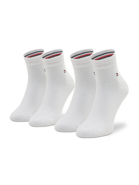 Tommy Hilfiger Tommy Hilfiger 2 pár unsiex bokazokni 342025001 Fehér