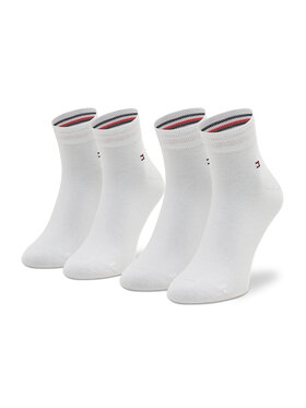 Tommy Hilfiger Tommy Hilfiger Комплект 2 чифта къси чорапи унисекс 342025001 Бял