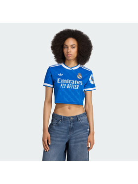 adidas adidas Koszulka techniczna Originals Real Madrid Błękitny Regular Fit