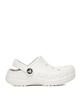 Crocs Crocs Чехли C-BAYA LINED CLOG K 207500-11H Бял