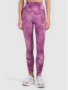 4F 4F Legginsy 4FWAW26TFTIF540-50A Fioletowy Active Fit