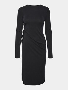 Vero Moda Vero Moda Sukienka codzienna Phine 10299277 Czarny Regular Fit