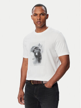 BOSS BOSS T-shirt 50571288 Bianco Regular Fit