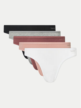 Calvin Klein Calvin Klein Komplet 5 par fig klasycznych 000QD5251E Kolorowy