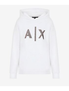 Armani Exchange Armani Exchange Mikina 3LYM27 YJ5VZ 1100 Bílá Regular Fit