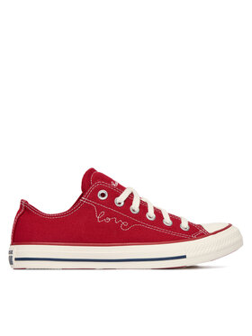 Converse Converse Trampki Chuck Taylor All Star Hearts A19057C Czerwony