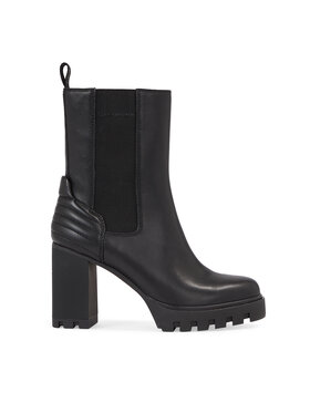 Calvin Klein Jeans Calvin Klein Jeans Aulinukai Platform Chelsea Lth Wn YW0YW01140 Juoda