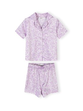 minoti minoti Piżama 30PJ166 Fioletowy Regular Fit