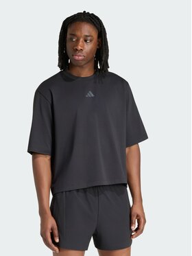 adidas adidas Koszulka techniczna 165470 Czarny Oversize