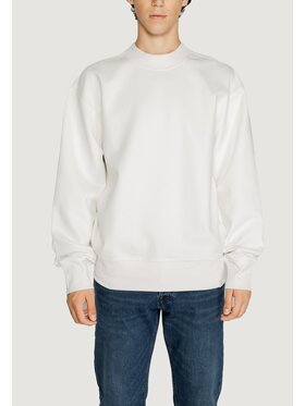Calvin Klein Jeans Calvin Klein Jeans Felpa INTERLOCK CREW Bianco To Fit