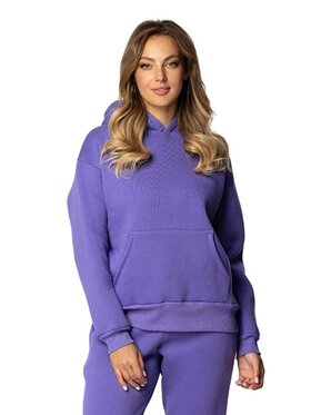 DKaren Sport DKaren Sport Bluza DK-K-B6 Fioletowy Regular Fit