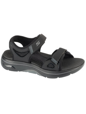 Skechers Skechers Sandały Skechers Go Walk Arch Fit 2.0 Sandal - Capistrano Czarny