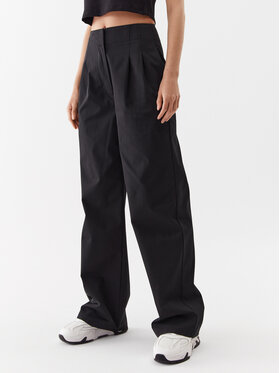 Calvin Klein Jeans Calvin Klein Jeans Текстилни панталони J20J222133 Черен Relaxed Fit