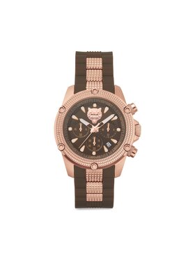 Plein Sport Plein Sport Hodinky Hurricane PSDBA0623 Hnědá