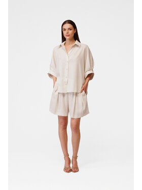 LE POSSÉ LE POSSÉ Camicia KK Beige Loose Fit
