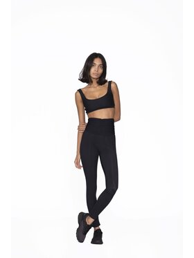 Flavia Valentini Flavia Valentini Legginsy 107 Czarny Compression Fit