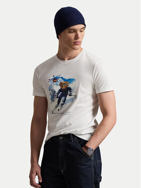 Polo Ralph Lauren Polo Ralph Lauren T-Shirt 710P07343001 Biały Regular Fit