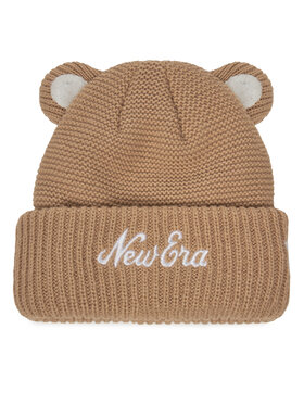 New Era New Era Kapa Teddy Bear Ears Cuff Knit Beanie 60580794 Smeđa