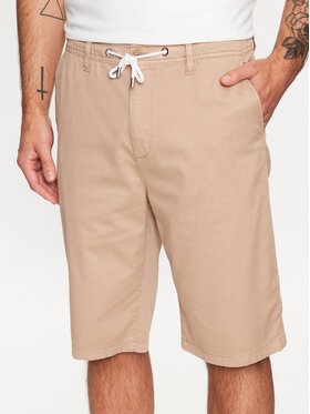Boss Boss Bavlnené nohavice 50470813 Béžová Slim Fit