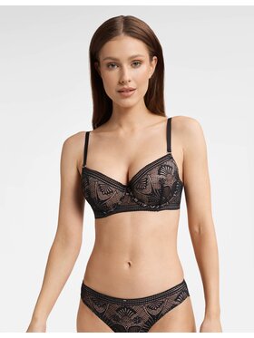 Esotiq Esotiq Biustonosz push-up 40170 Czarny