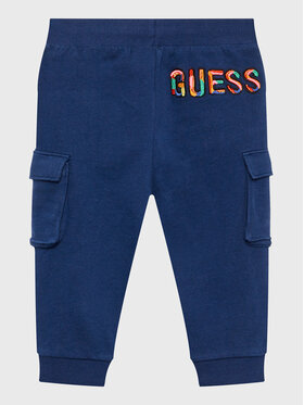 Guess Donji Dio Trenerke N3GQ11 KA6R0 Plava Relaxed Fit