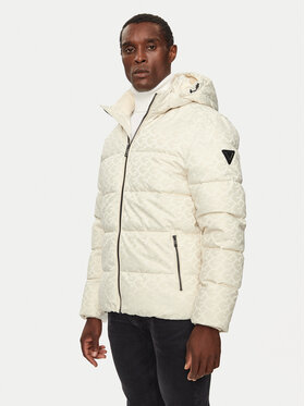 Guess Guess Пухено яке M4BL42 WG9L2 Бежов Regular Fit